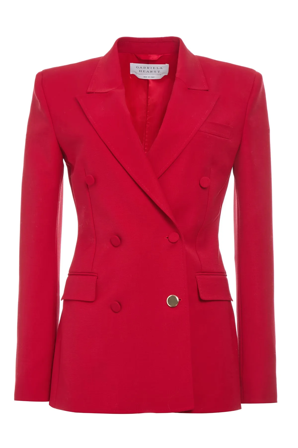 Gavin Blazer in Scarlet Red Sportswear Wool