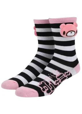 Gloomy Bear 3D Plush Stripe Socks