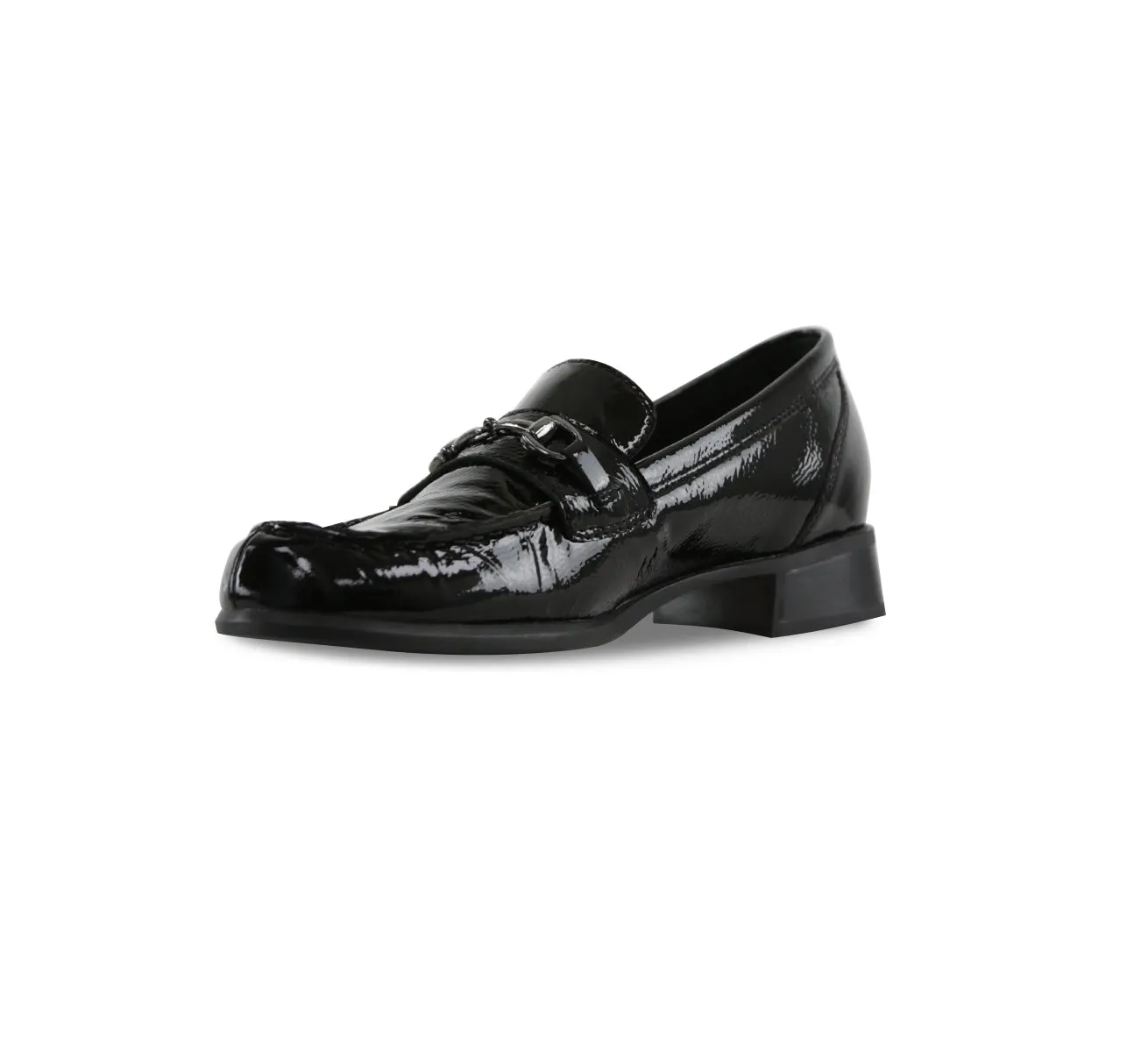 GRYFFIN-BLACK CRINKLE PATENT