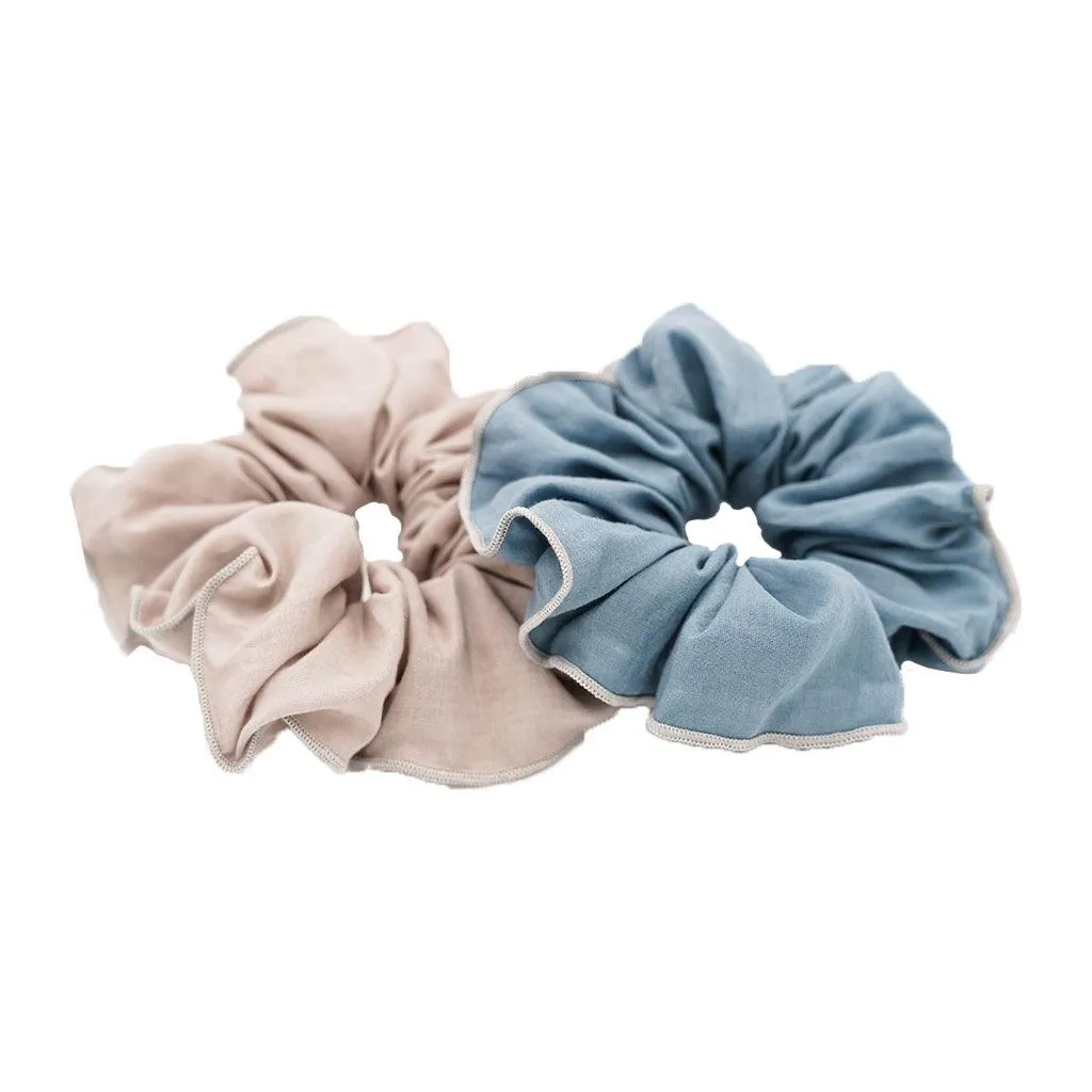 Hair Scrunchie Set of 2 - Laguna Bog