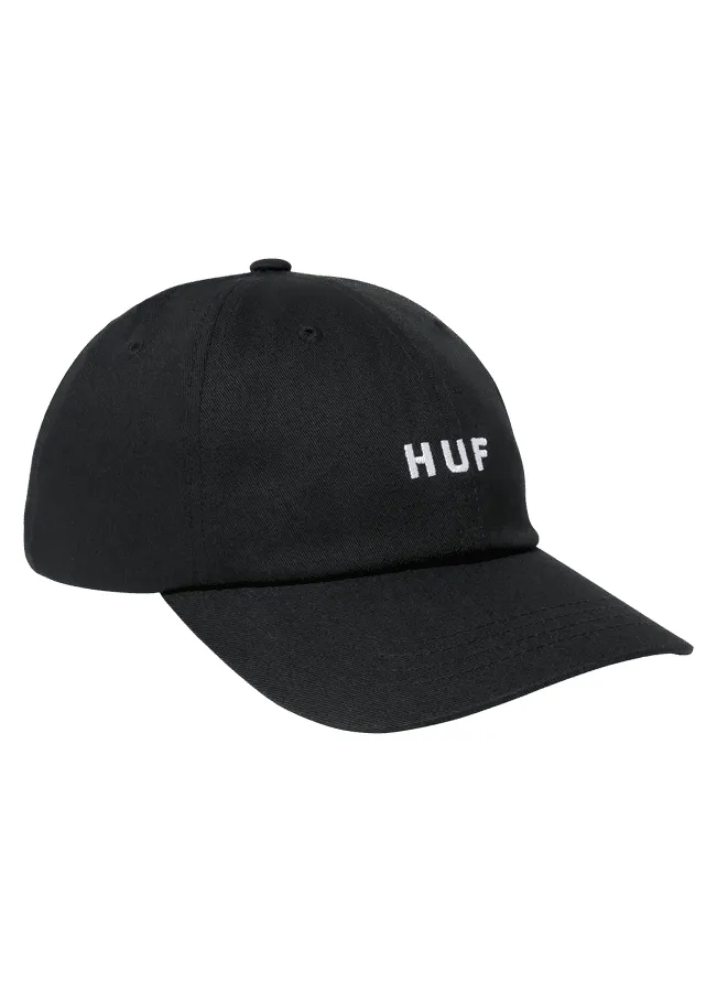 Hat Huf OG curved visor 6 panel - Black