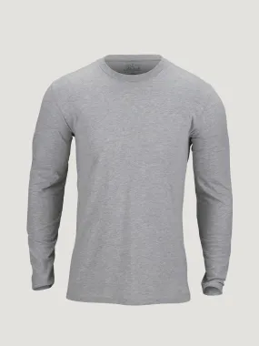 Heather Grey Long Sleeve Crew Neck