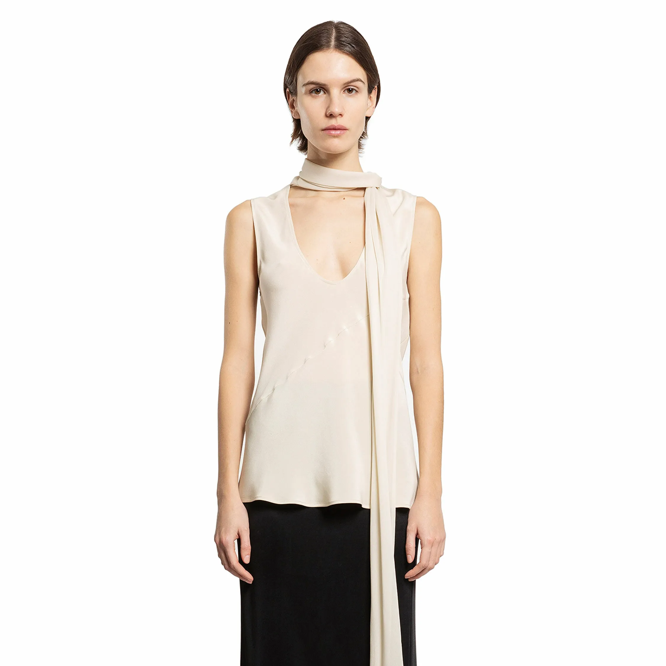 HELMUT LANG WOMAN BEIGE TOPS