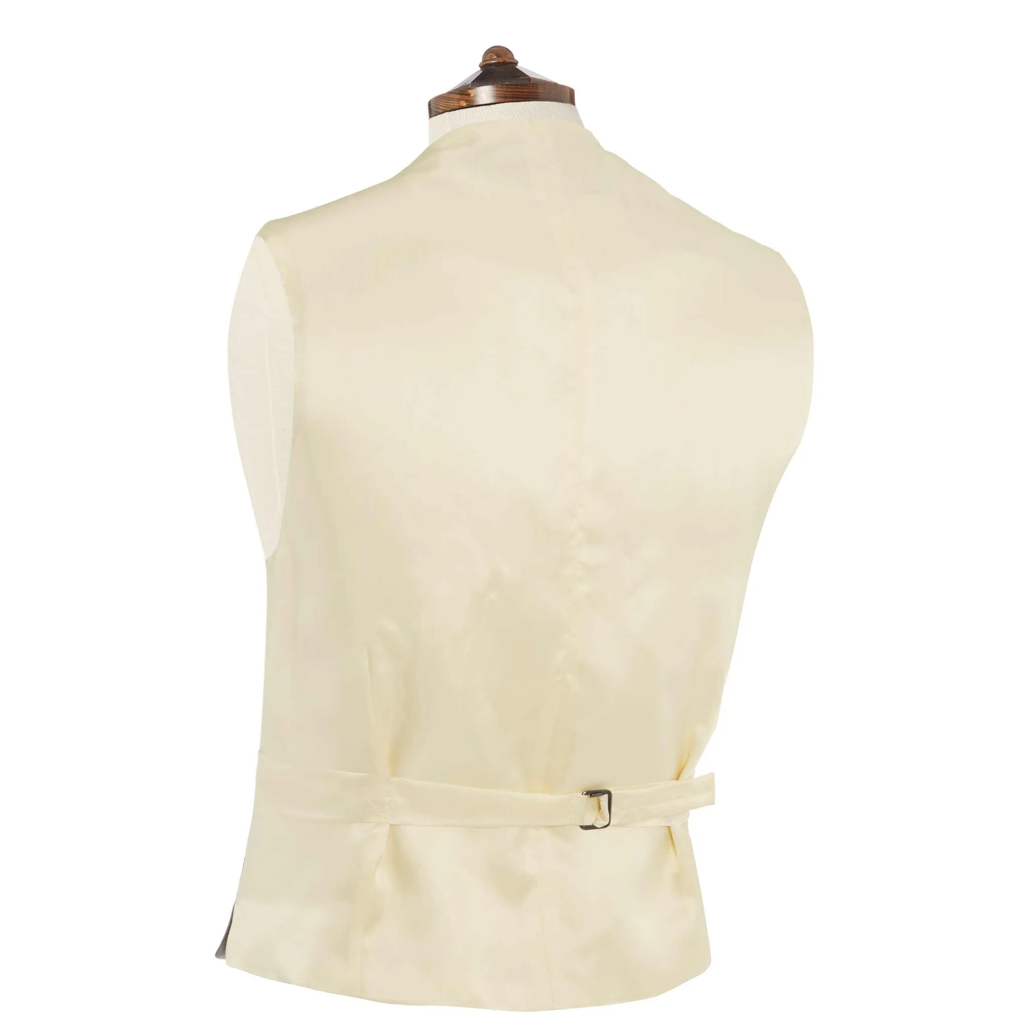 Hyde Beige Linen Waistcoat