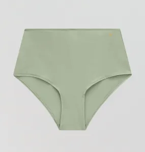 Invisible microfibre high waist brief [Sage]