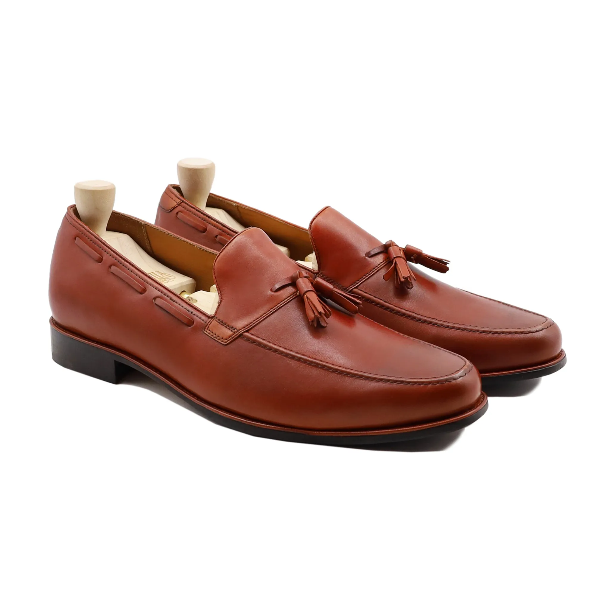 Iverness - Men's Orange Calf Leather Loafer