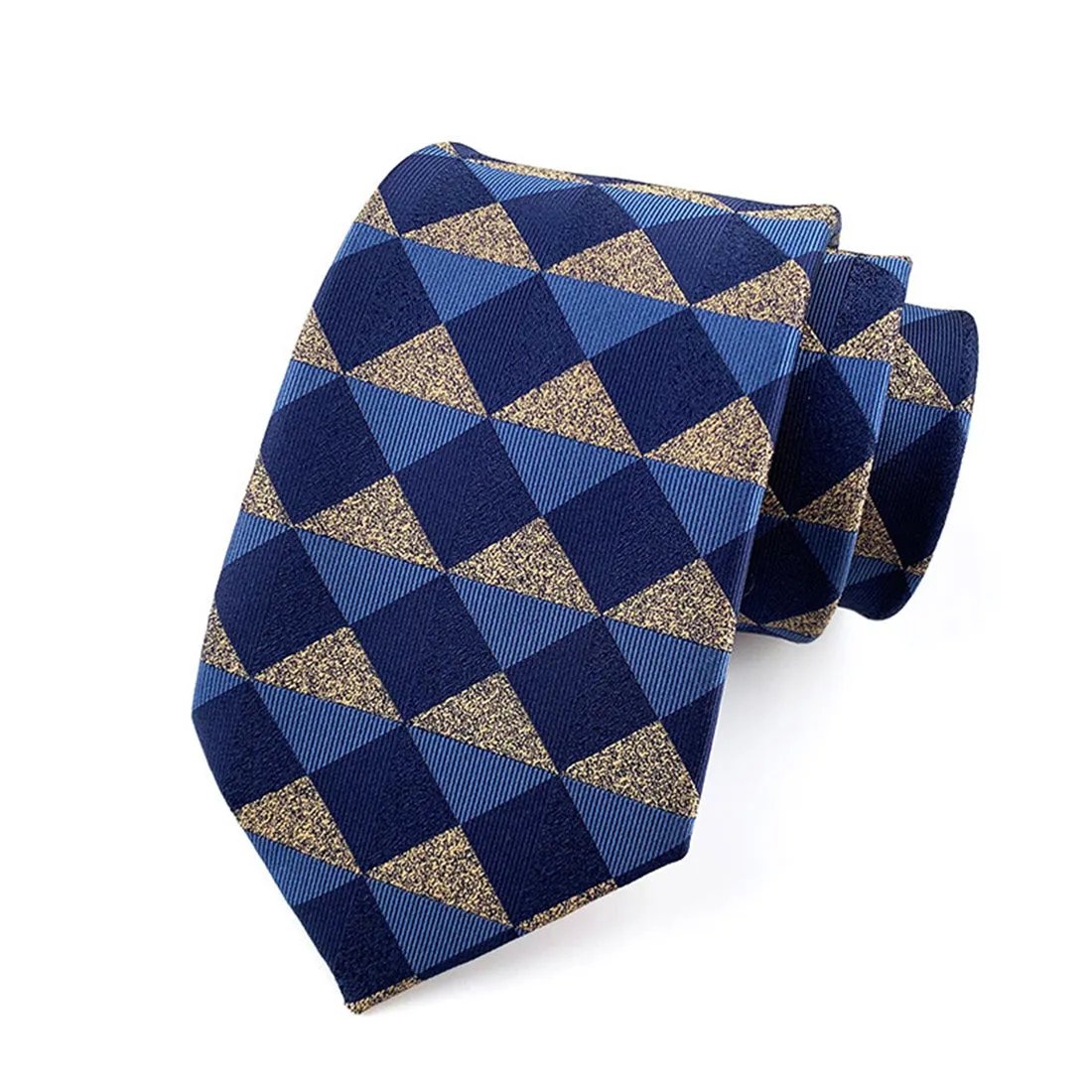 Jacquard Silk Necktie Woven Classic British Style Plaid Neck Ties | TS1-22