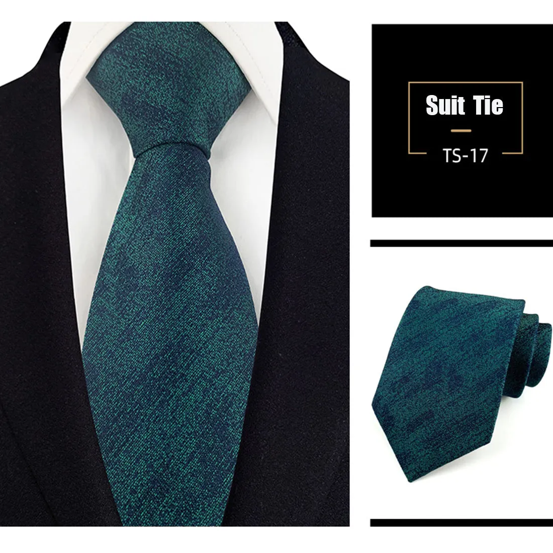 Jacquard Silk Necktie Woven Classic British Style Plaid Neck Ties | TS1-22