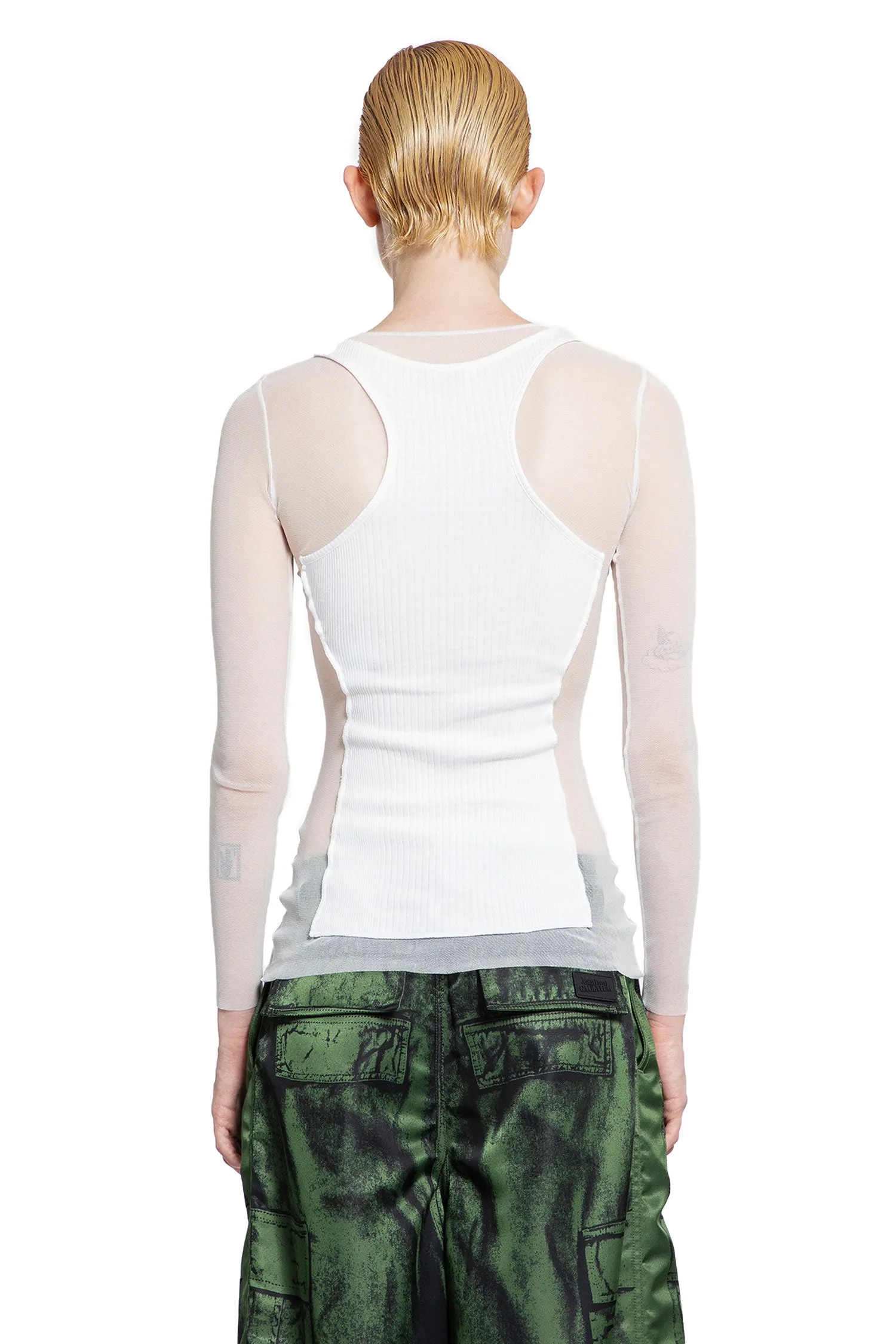 JEAN PAUL GAULTIER WOMAN WHITE TOPS