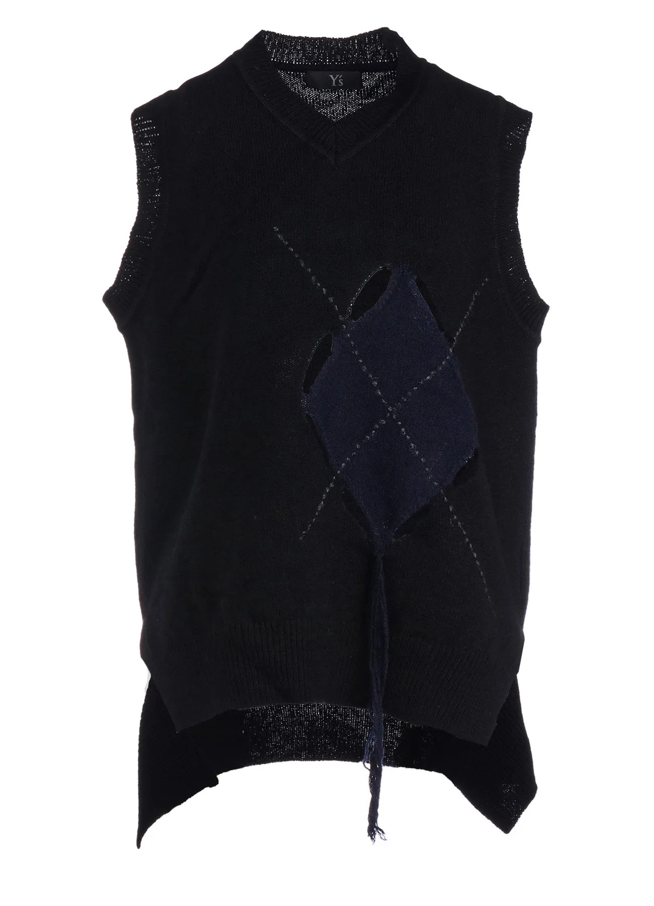 JERSEY X ARGYLE VEST