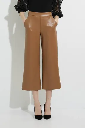 Joseph Ribkoff Faux Leather Flared Pants