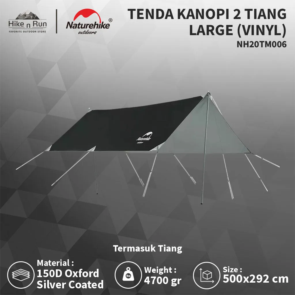 Kanopi Naturehike NH20TM006 Canopy Tarp Shelter With 2 Poles