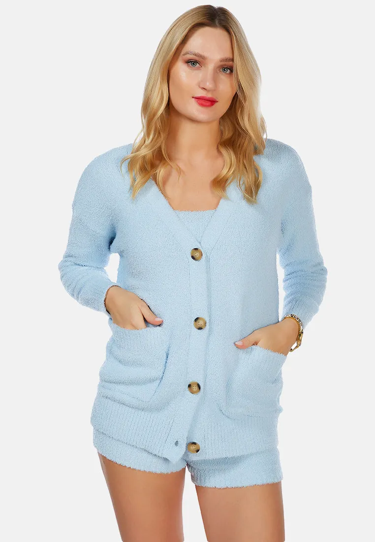 Knitted Full Sleeve Cardigan