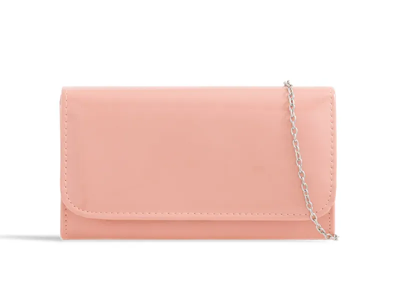 Koko Patent Clutch Evening Bag