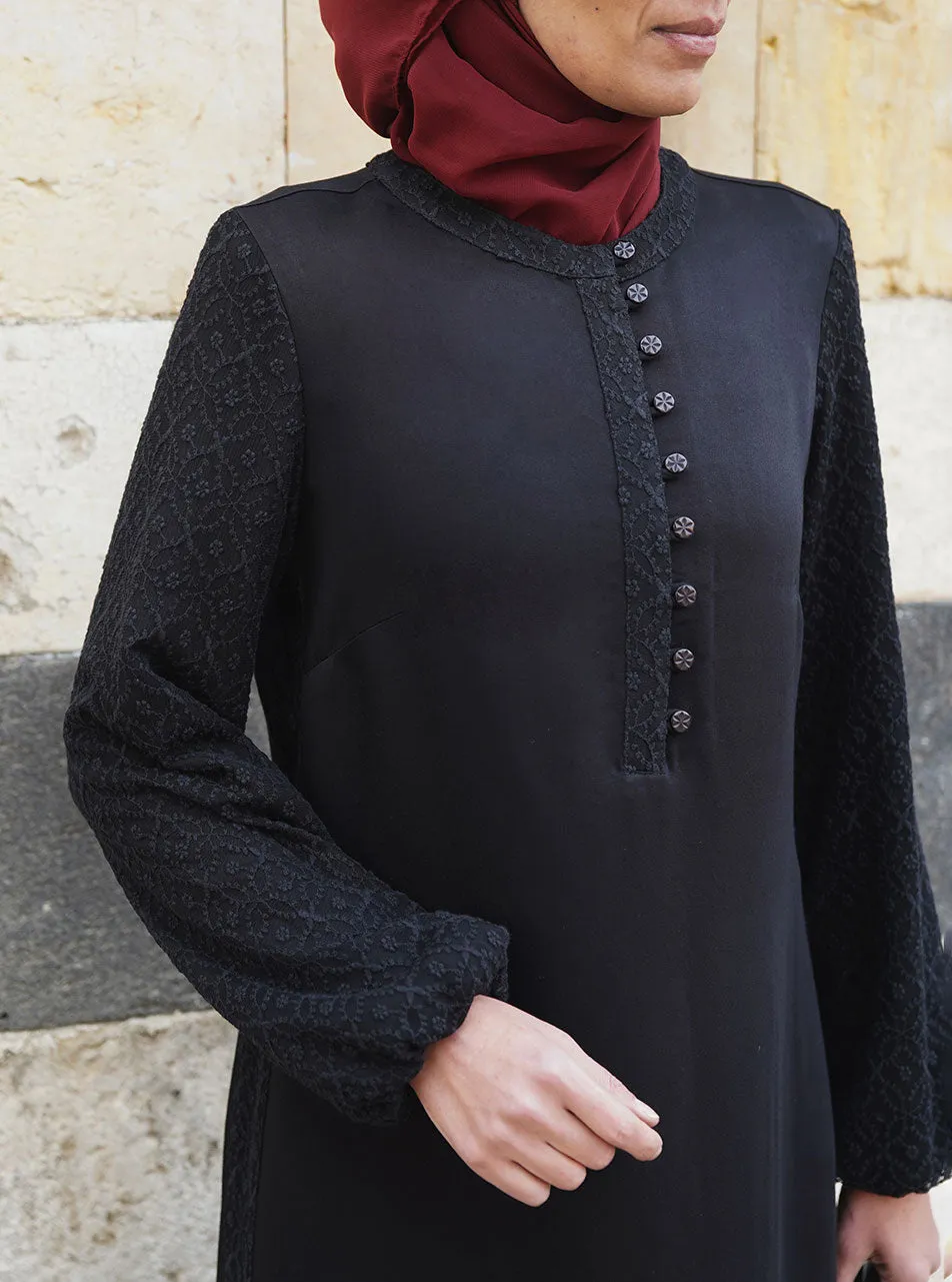 Lace Sleeves and Trim Tunic