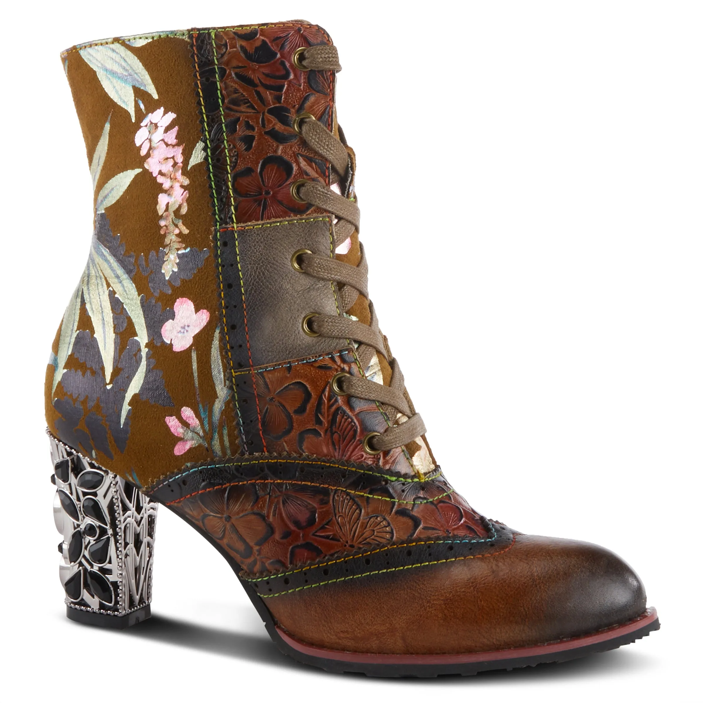 L'ARTISTE CHERRYLA WESTERN MID CALF BOOTIE