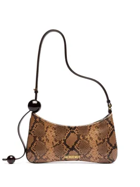 LE BISOU PERLE LEATHER SHOULDER BAG