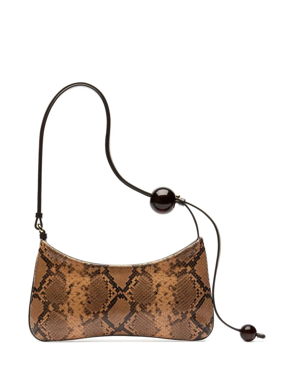 LE BISOU PERLE LEATHER SHOULDER BAG