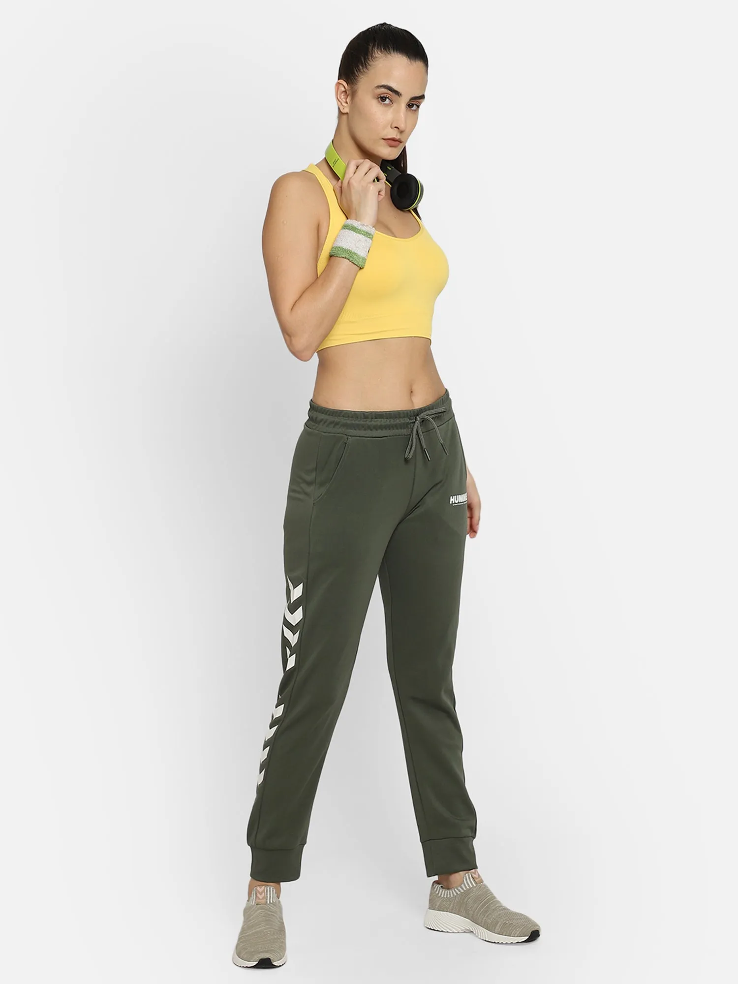 Legacy Women Polyester Green Training Pant