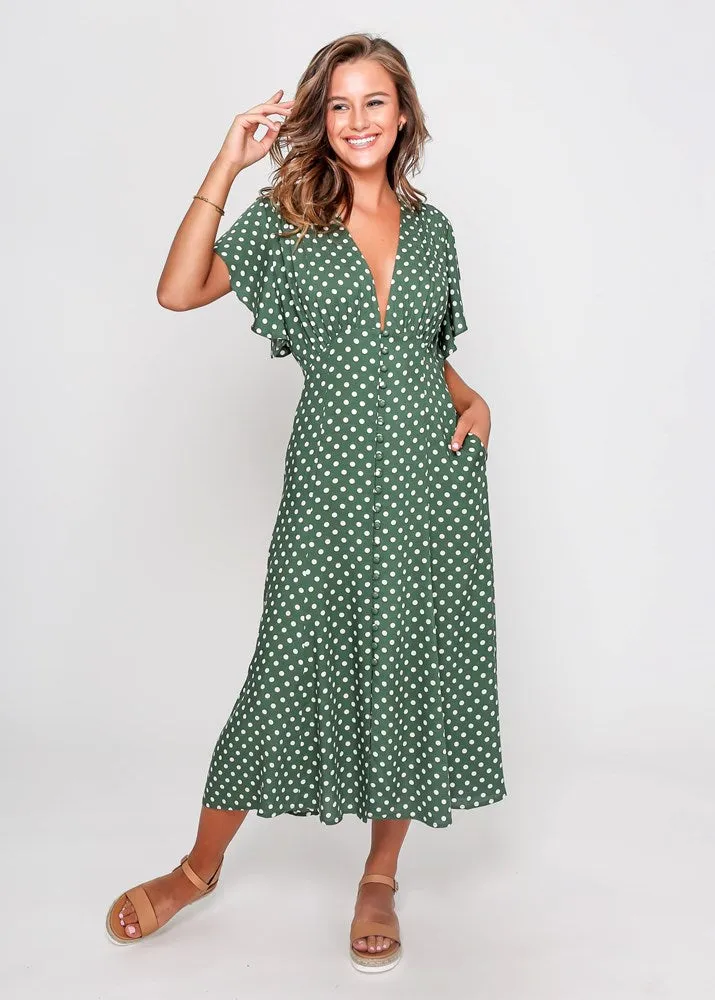 Leoni Miranda Dress Green Do