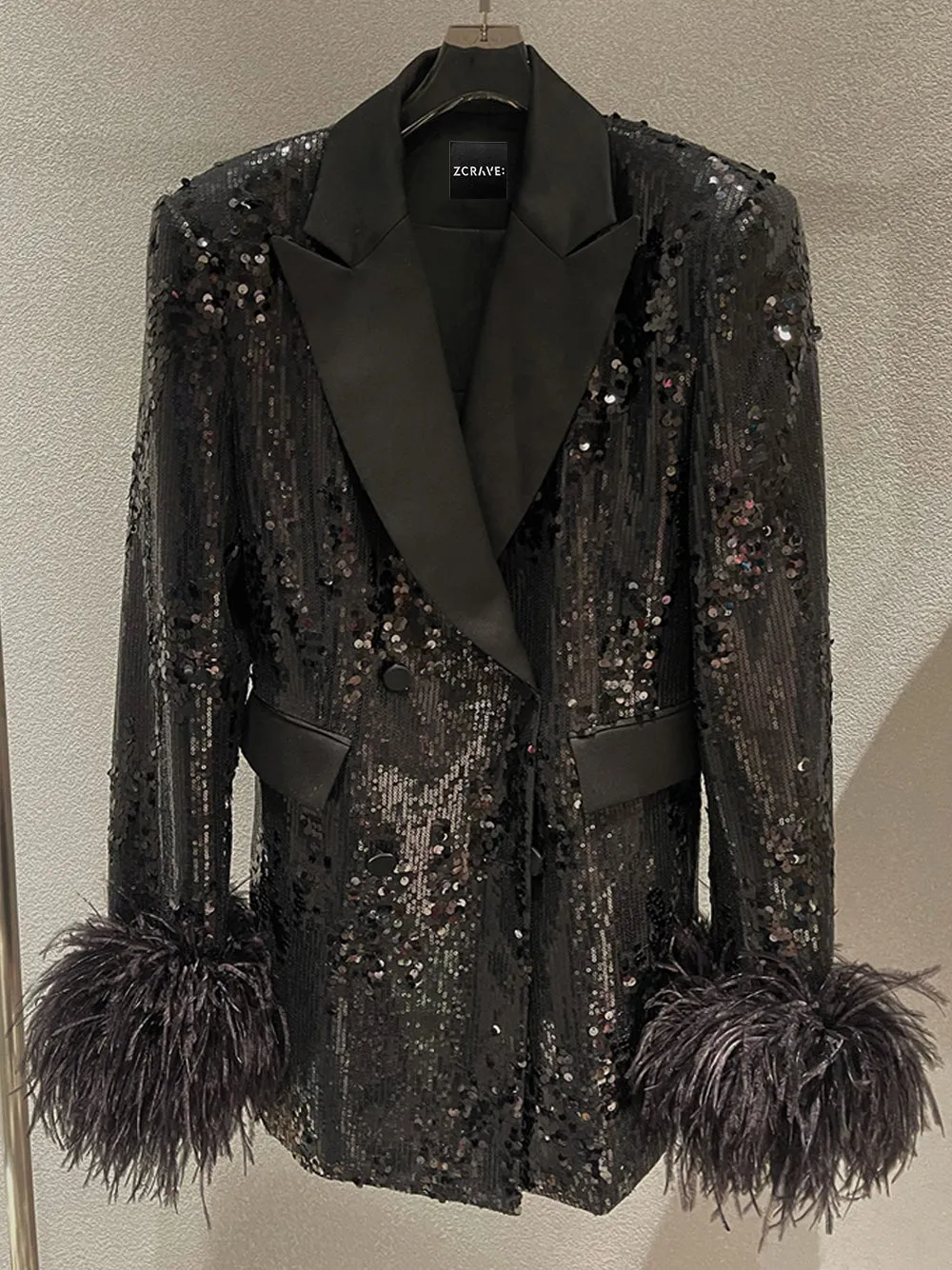 LETTE Sequins Blazer Dress