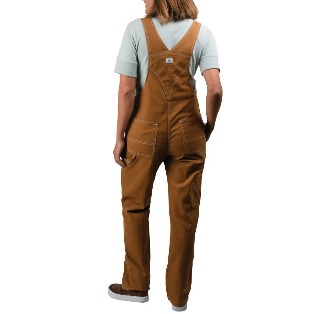 Liberty Women's Duck Bib Work Overall YBF002 - Brown