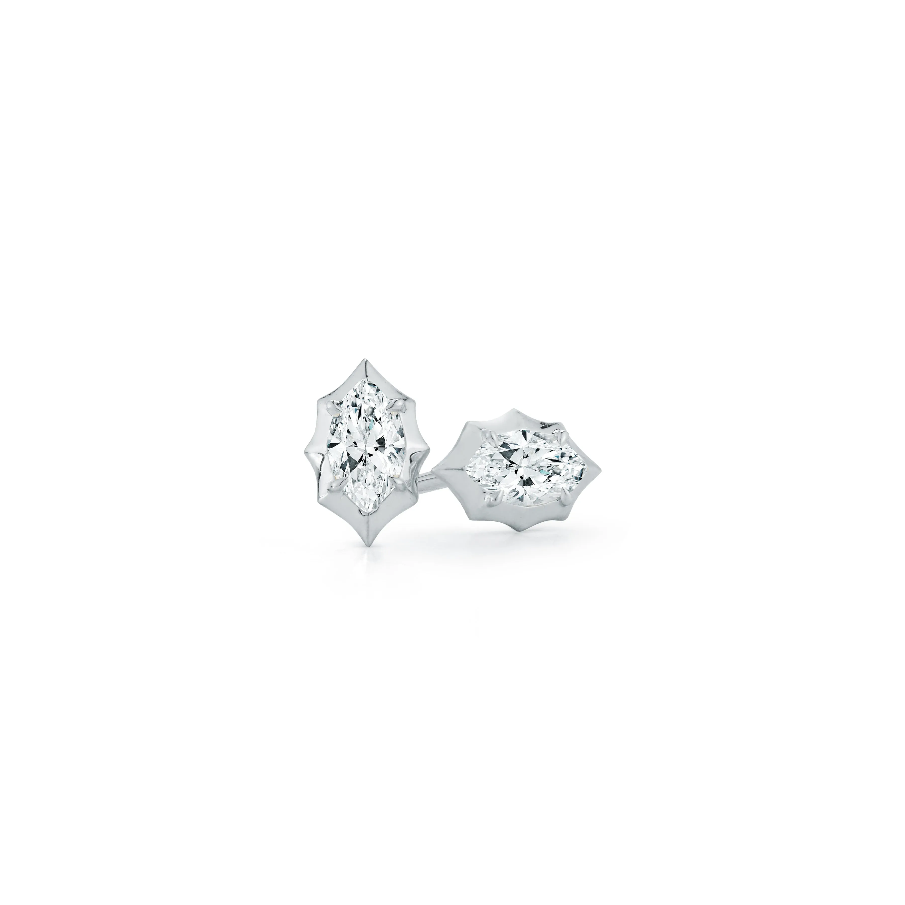 Maverick Stud Diamond Earrings