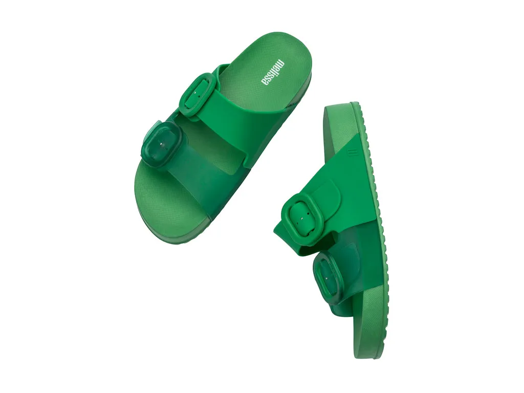 Melissa Cozy AD Green Platform Unisex Slides Slip Ons