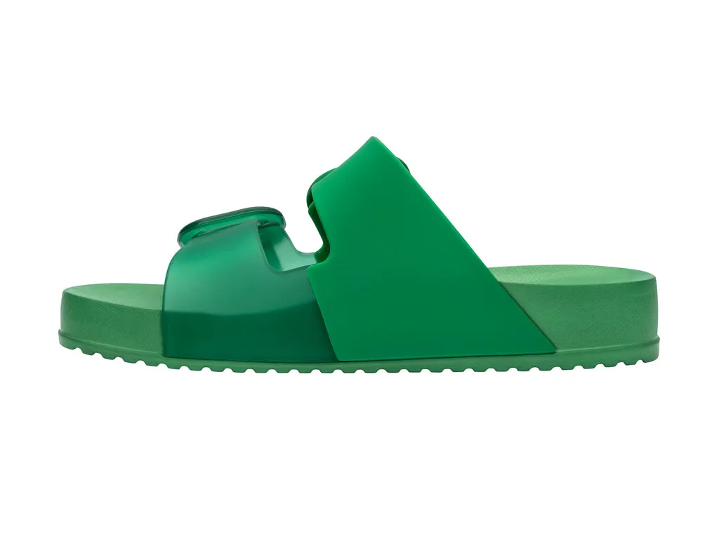 Melissa Cozy AD Green Platform Unisex Slides Slip Ons