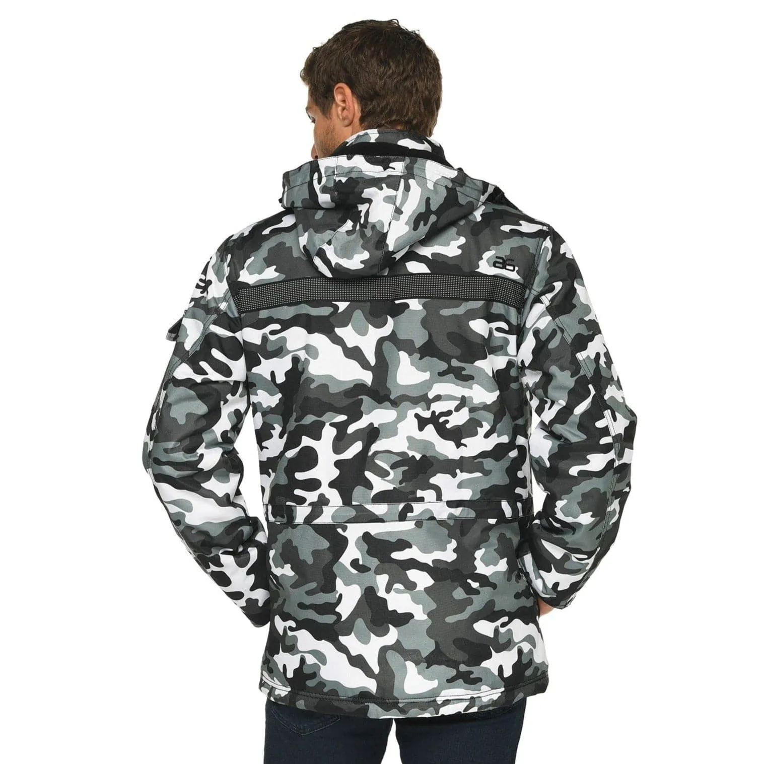 Men's Camo Performance Tundra Jacket with Added Reflective Visibility