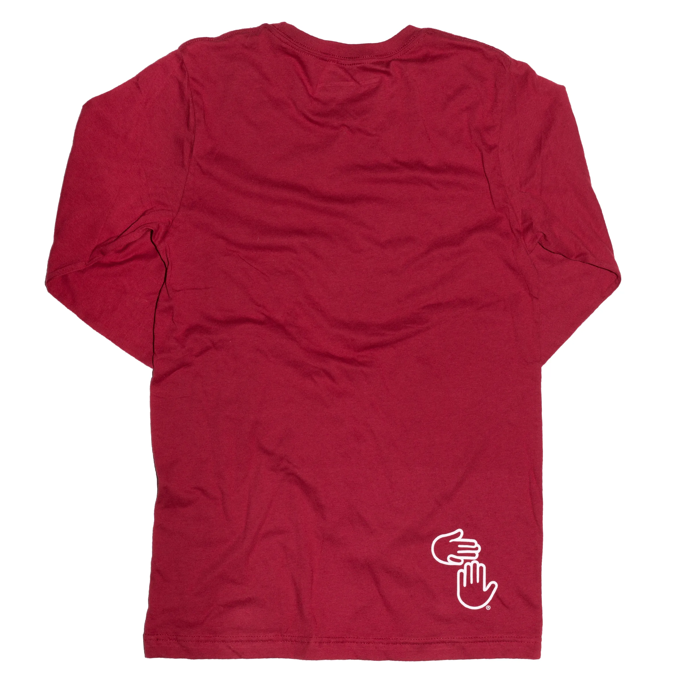 Michigan Hands Long Sleeve (Deep Red)