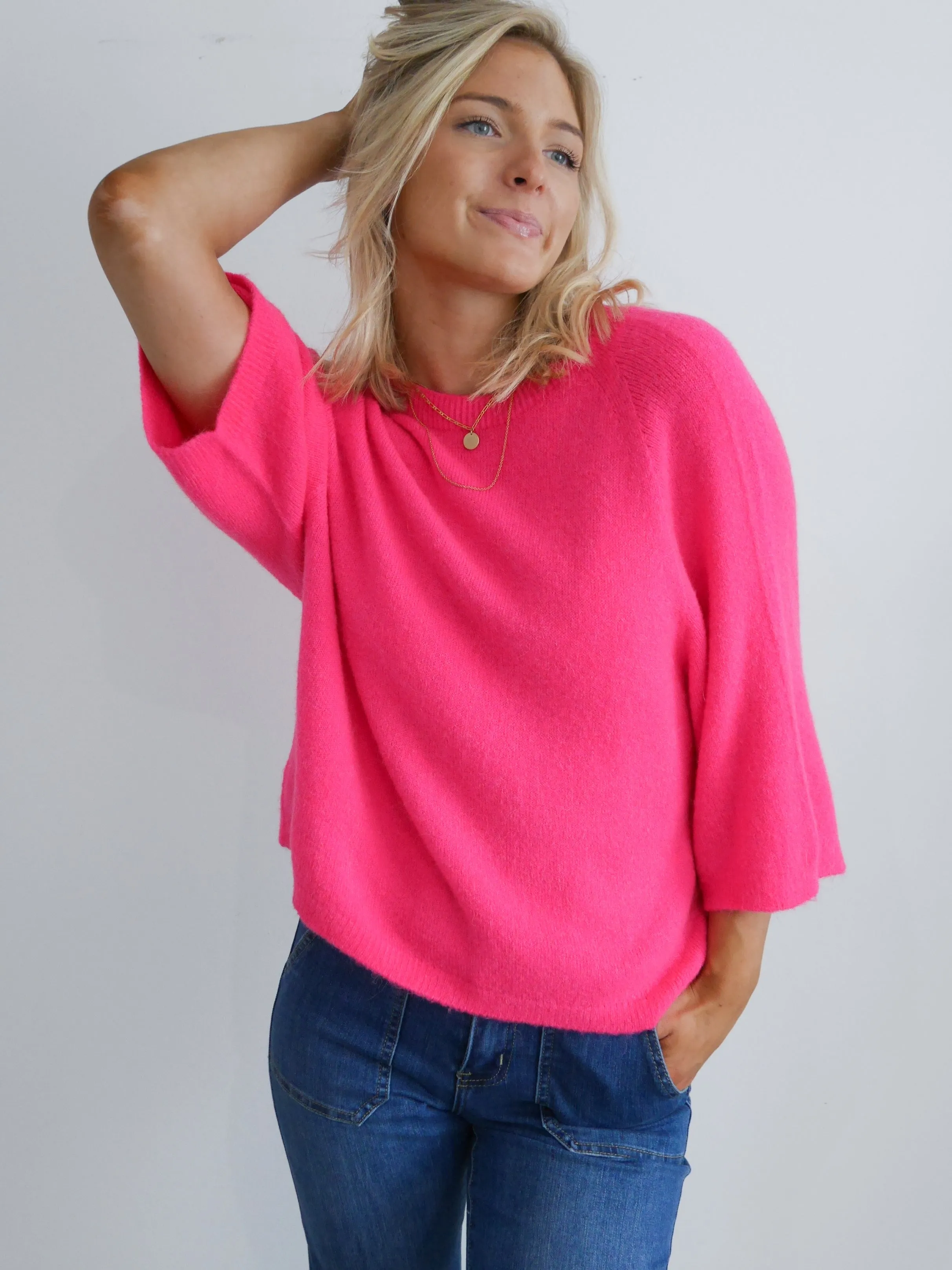 Millie Knit Fuchsia