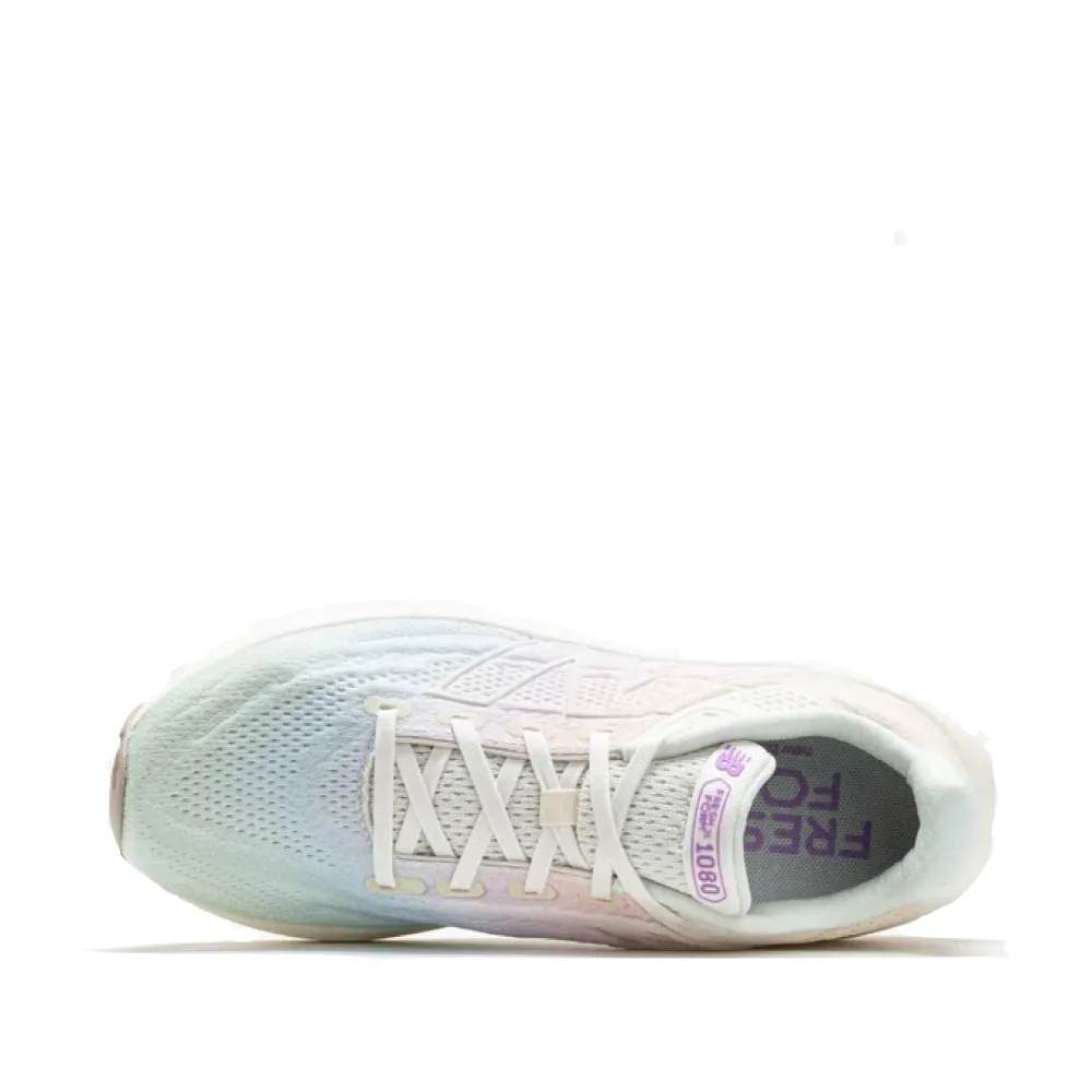 New Balance Women's Fresh Foam X 1080v13 in Sea Salt/Purple Fade/Blue