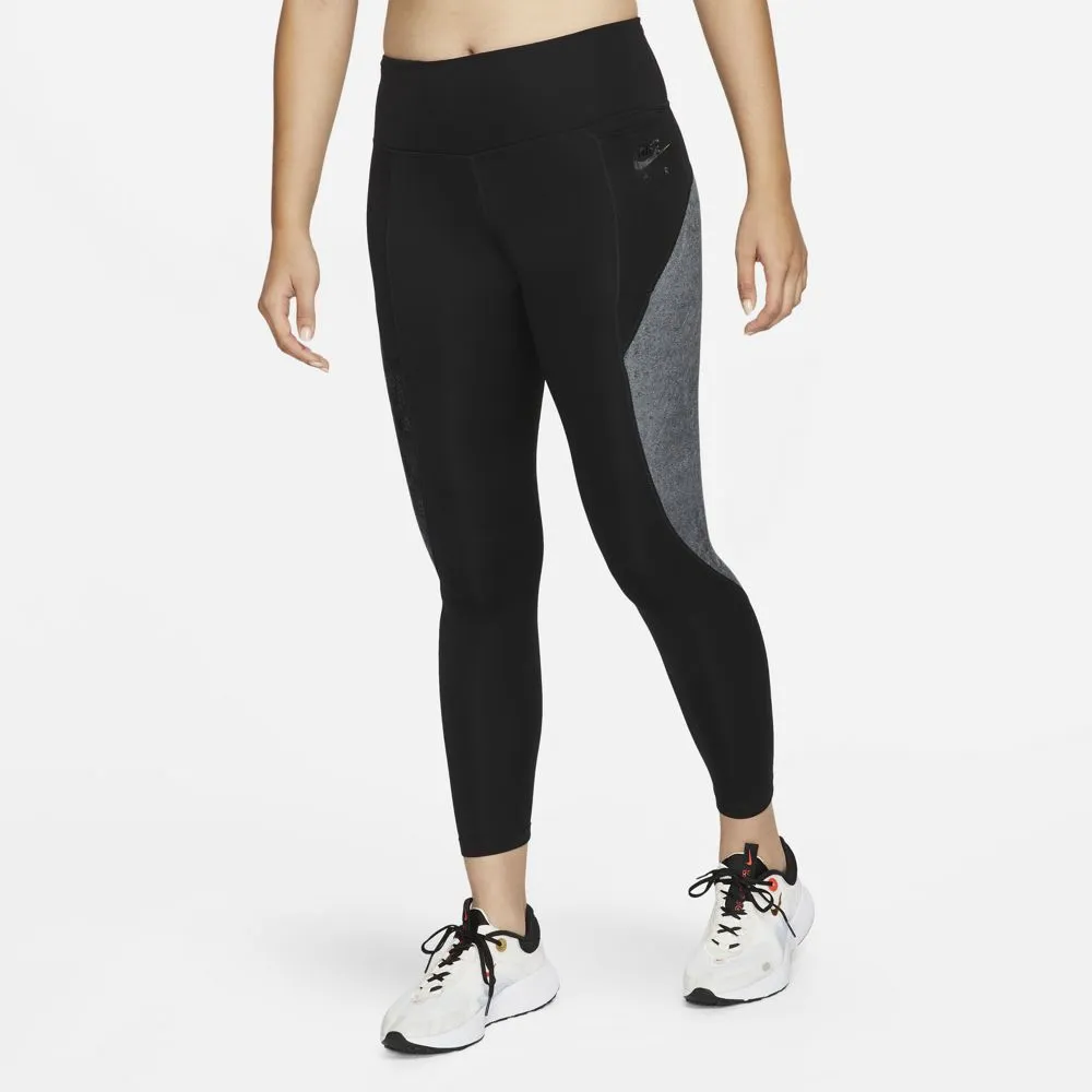 Nike Women's Air Dri-FIT Fast Tight Black / Reflective Silver