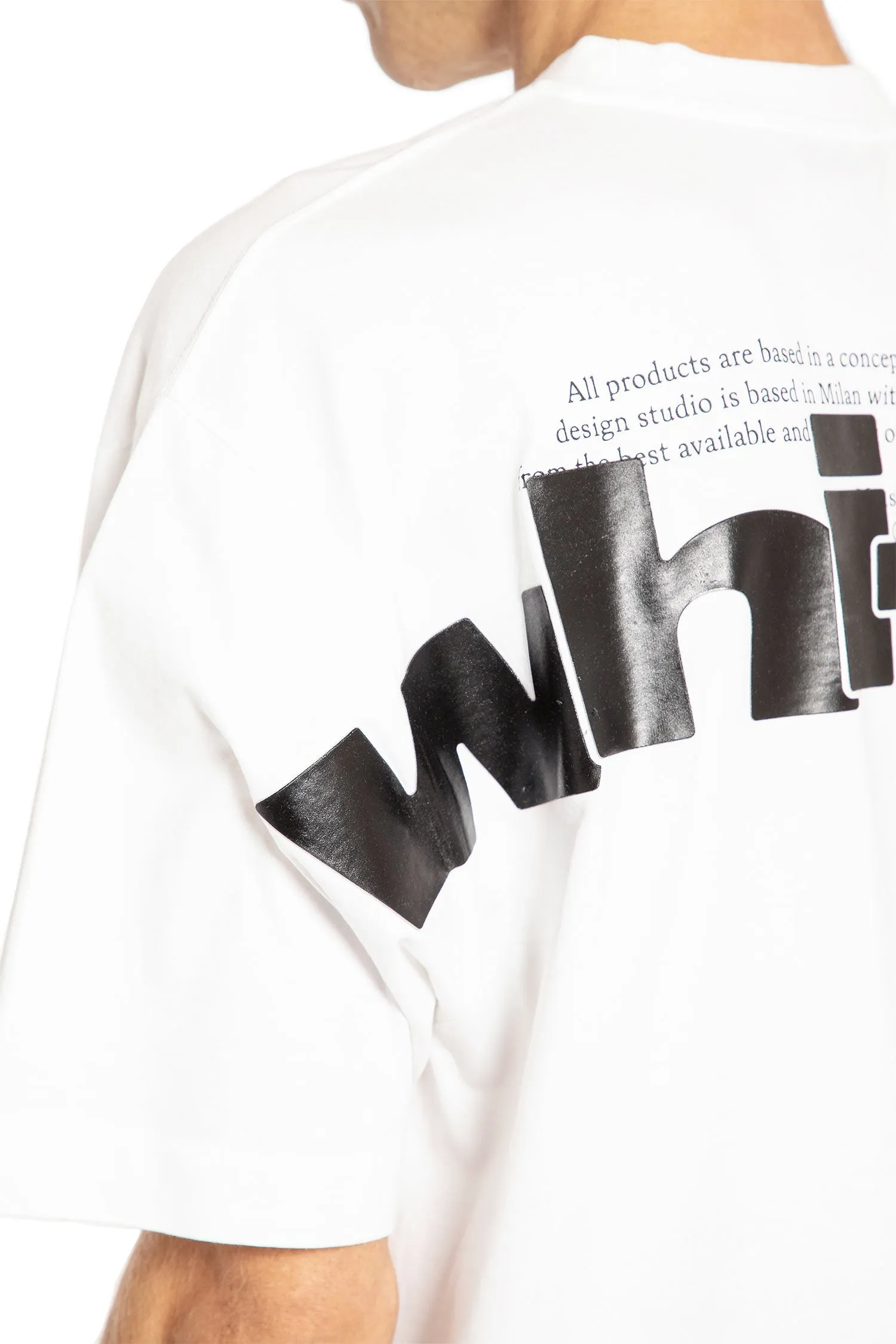 OFF-WHITE MAN WHITE T-SHIRTS & TANK TOPS