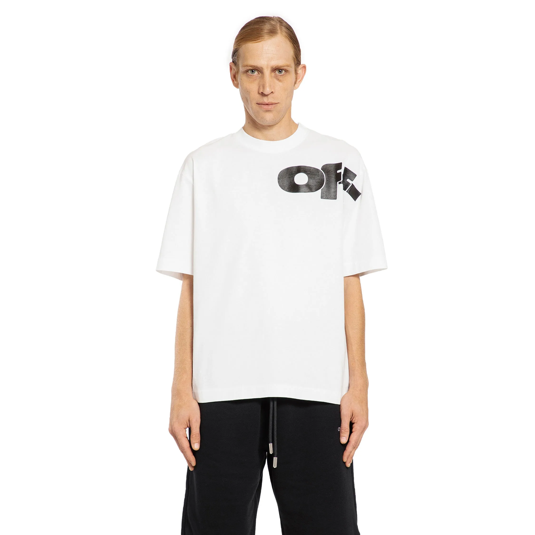 OFF-WHITE MAN WHITE T-SHIRTS & TANK TOPS