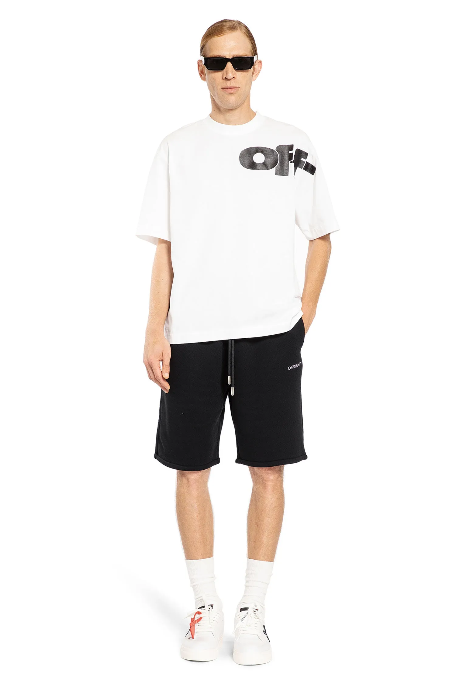 OFF-WHITE MAN WHITE T-SHIRTS & TANK TOPS