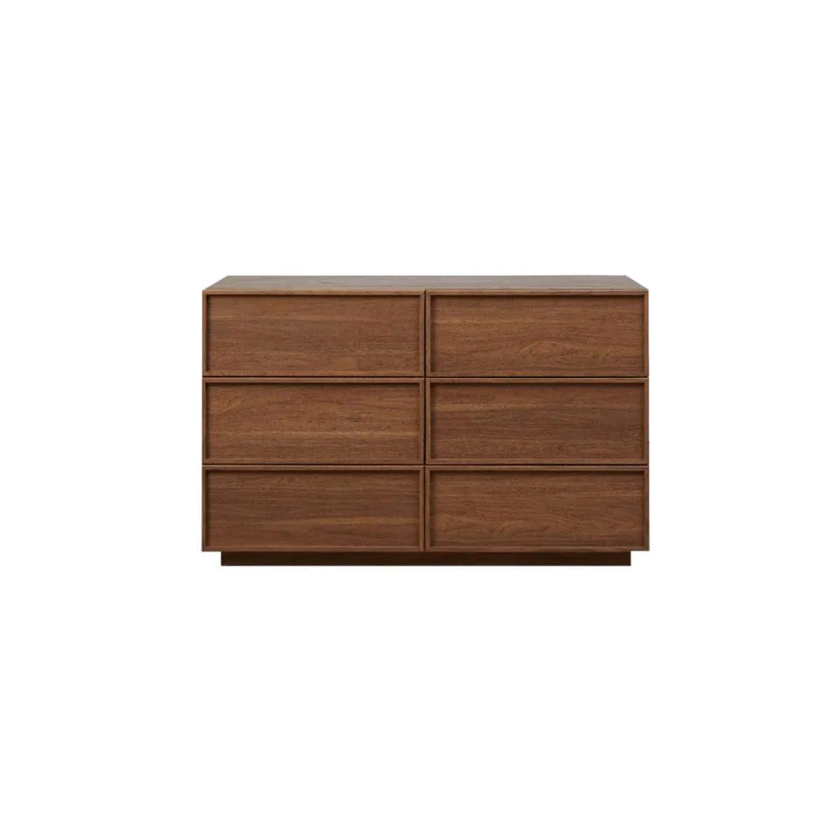 Osaka Six Drawer - Walnut