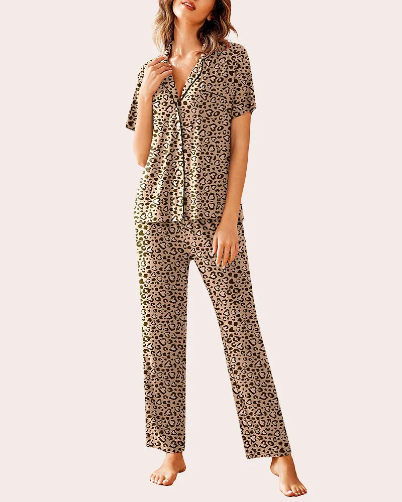 Pajamas Set Shirt with Long Pants