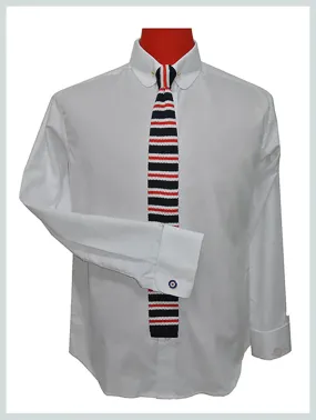 Penny Pin Collar Shirt - White Shirt for Men