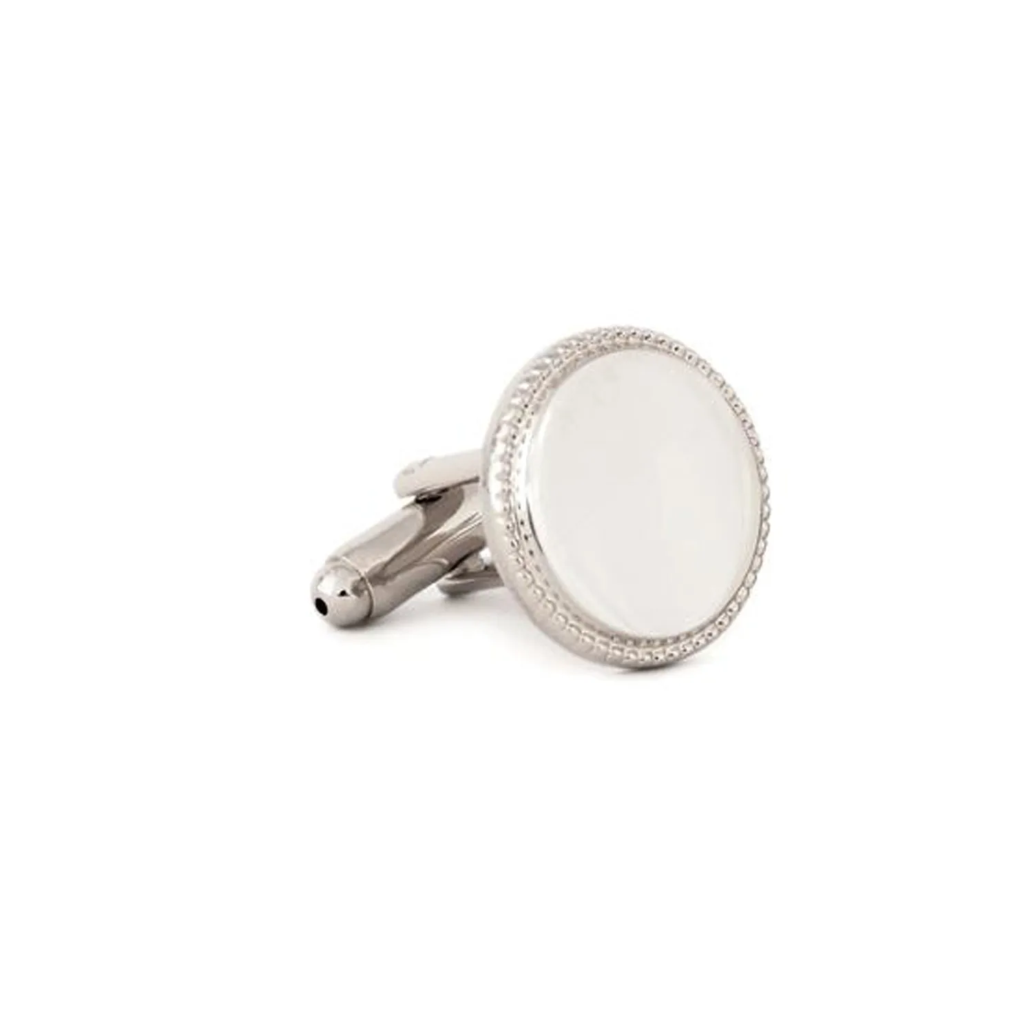 Proudly Made in the USA Our Round Beaded Edge CuffLinks