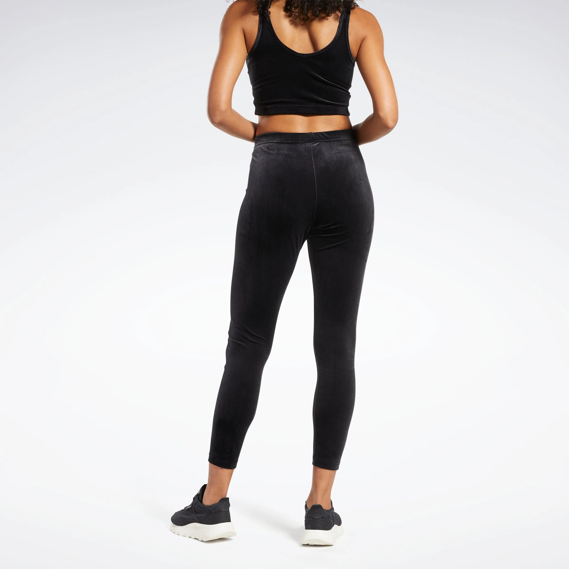 Reebok Apparel Women Classics Velour Leggings Black