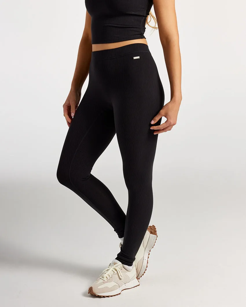 Rib High-Waist Leggings