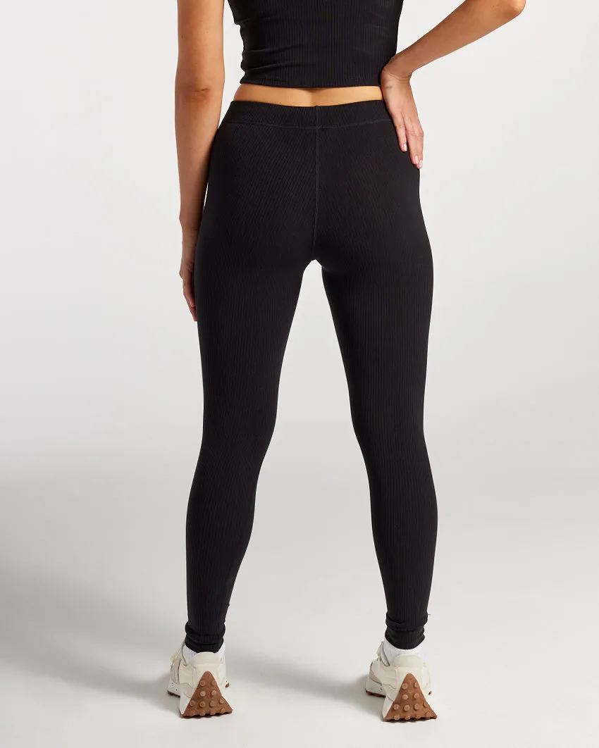 Rib High-Waist Leggings