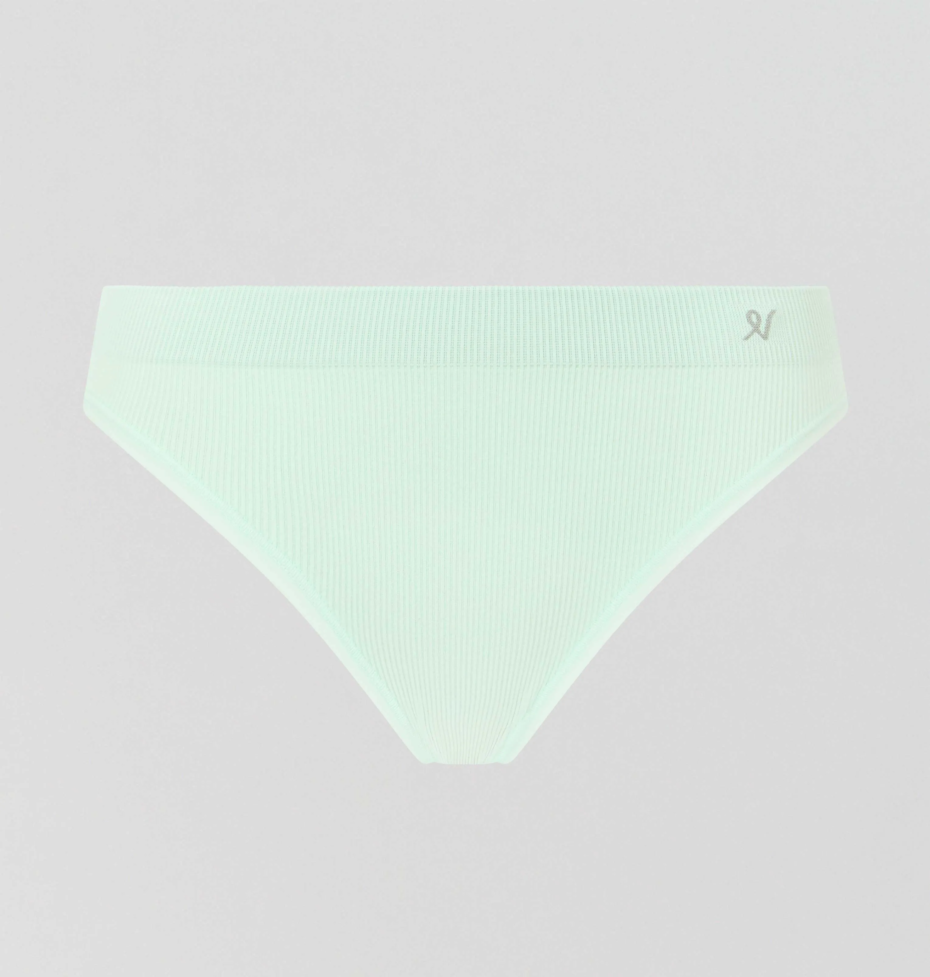 Ribbed high leg brief [Mint]