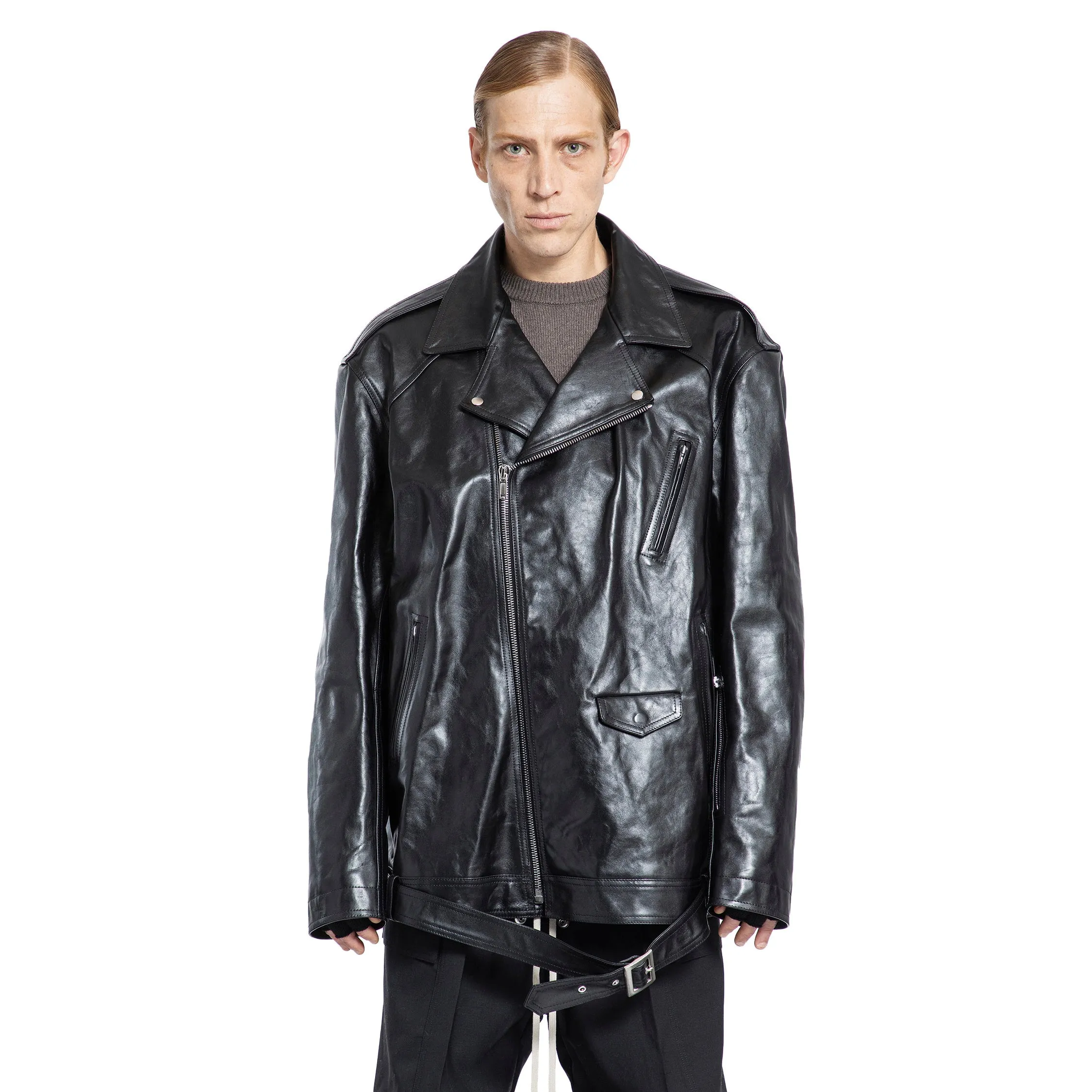 RICK OWENS MAN BLACK JACKETS