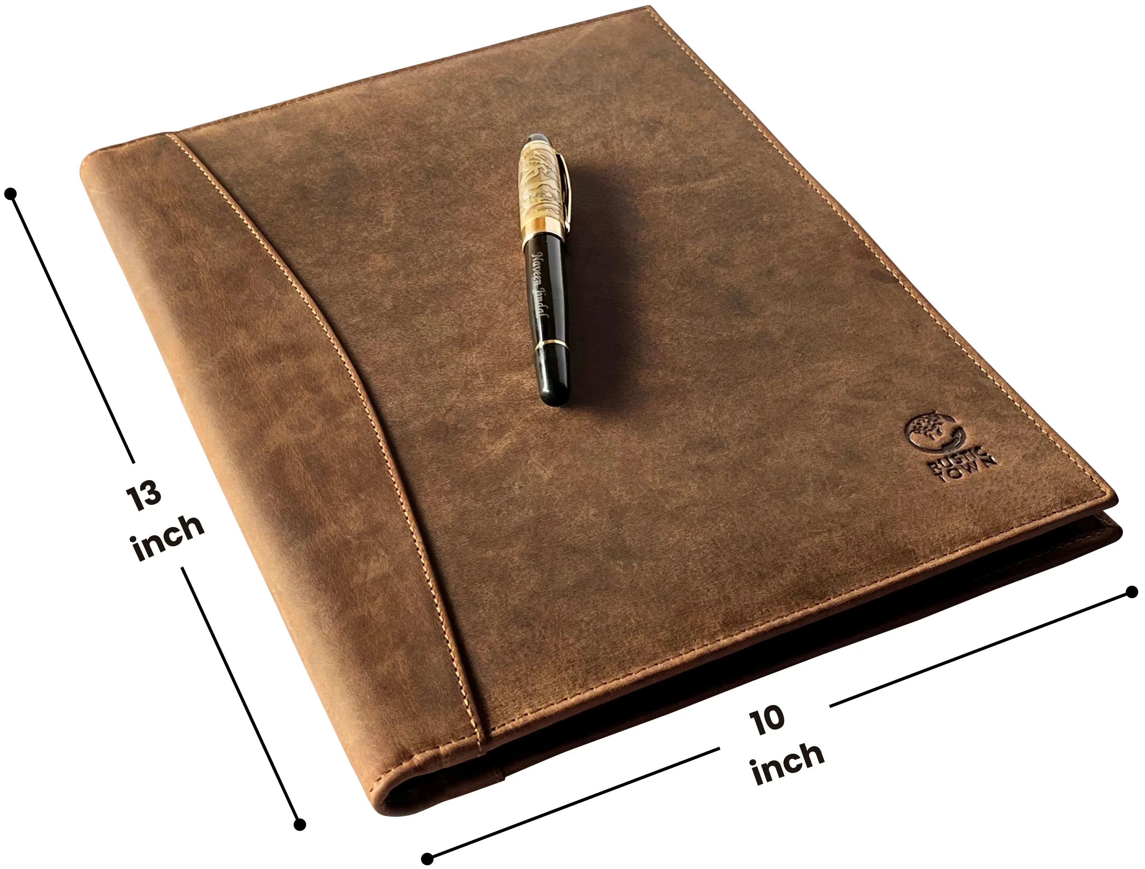 Royal Leather Portfolio (Tan)