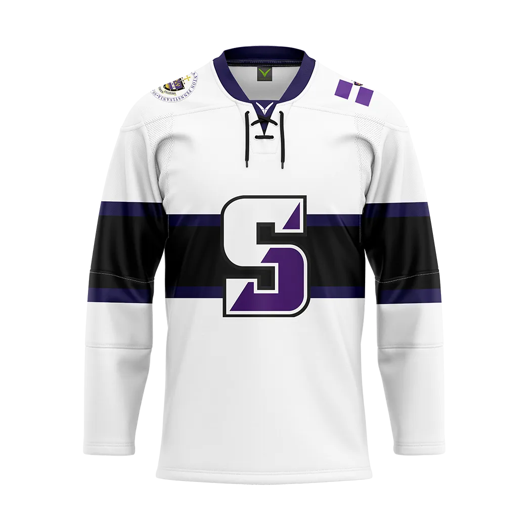 Scranton White Sublimated with Twill Replica Jersey