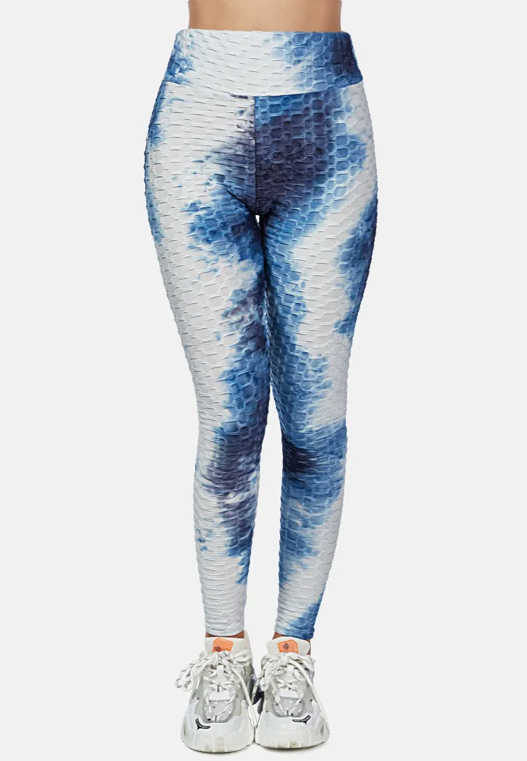 scrunch tie dye workout pants