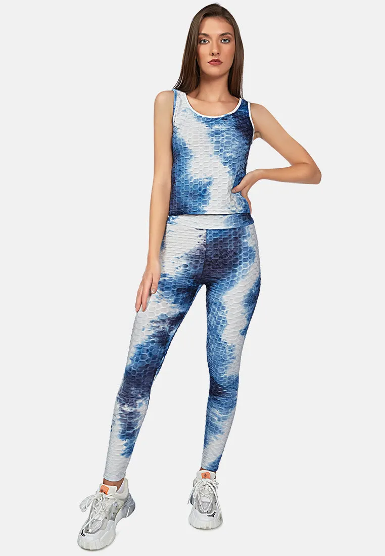 scrunch tie dye workout pants